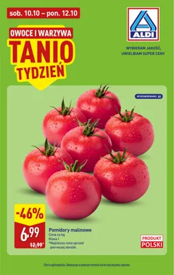 Aldi owoce warzywa